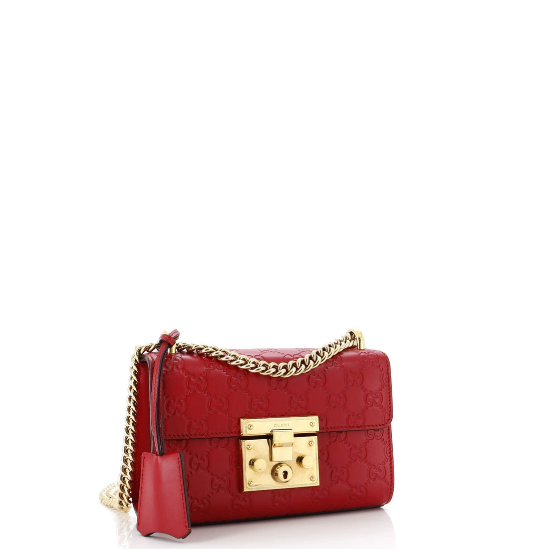 Padlock Shoulder Bag Guccissima Leather Small