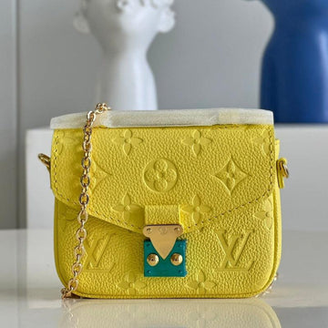 Makersluxe - Mini Pochette Métis Monogram Bag Yellow