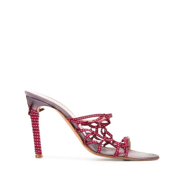 Prada Burgundy High Stiletto Heels - '00s