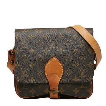 Louis Vuitton Monogram M51253 Shoulder Bag PVC/Leather Brown