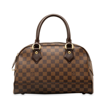 Brown Louis Vuitton Damier Ebene Duomo Handbag