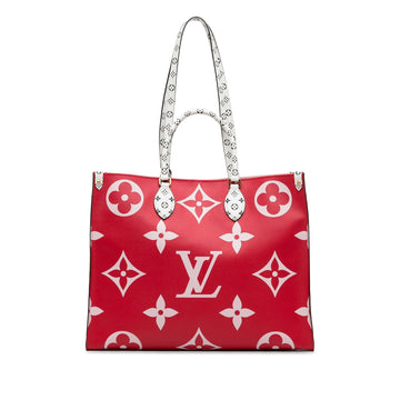 Louis Vuitton Onthego GM Giant Red Monogram Canvas