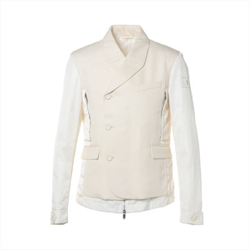 Dior x Sakai Wool x Nylon Jacket 46  Ivory 213C430B5180
