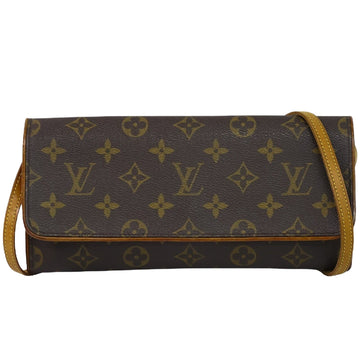 Louis Vuitton Pochette Twin Gm  Canvas Shoulder Bag ()