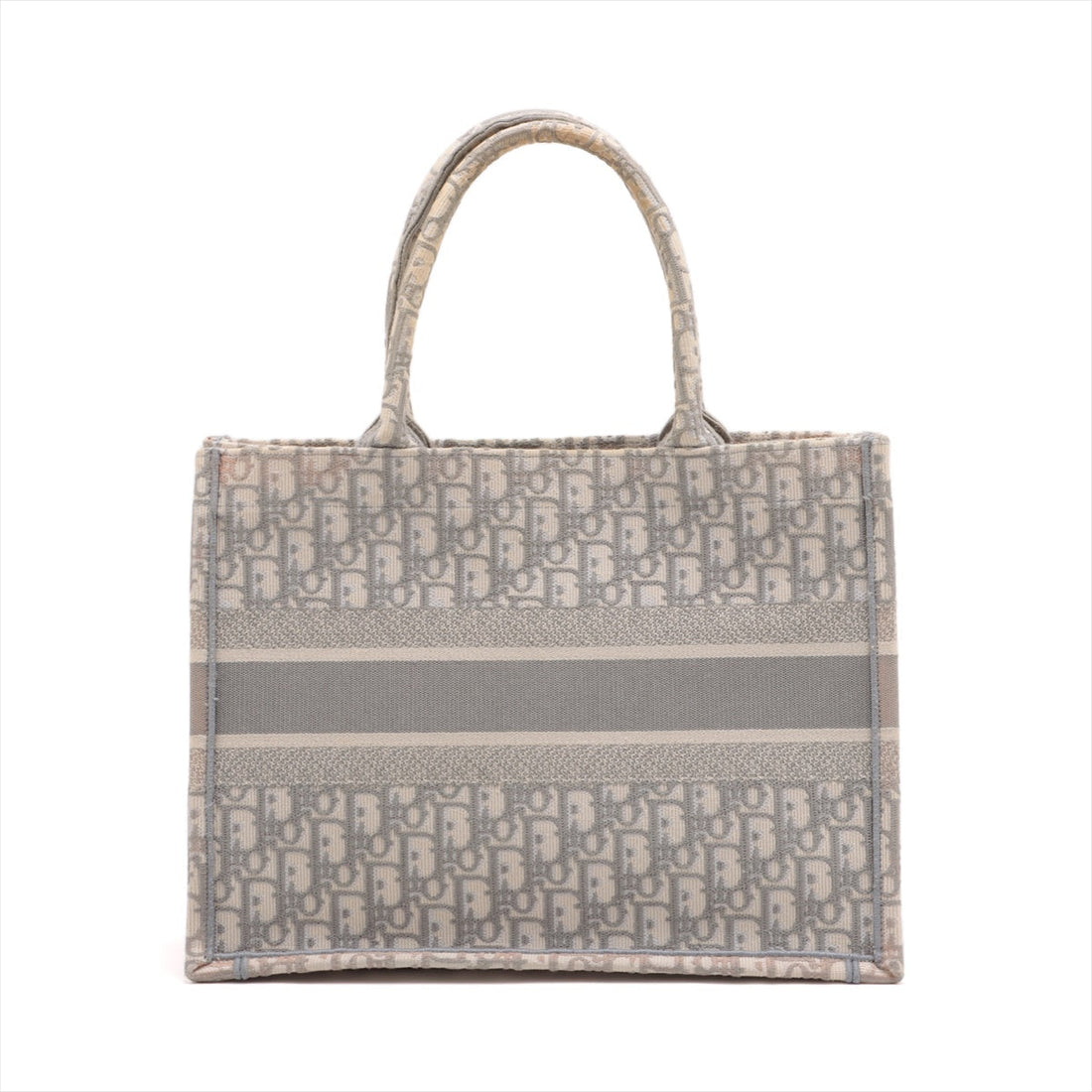 Christian Dior Book Tote Small Canvas  Bag Pink  Grey