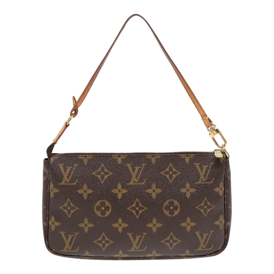 Louis Vuitton Pochette Accessoire  Canvas Clutch Bag ()