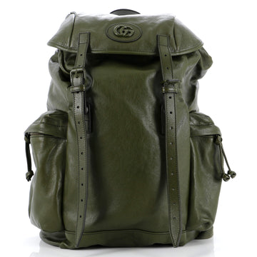 Tonal GG Double Pocket Belt Backpack Leather Large