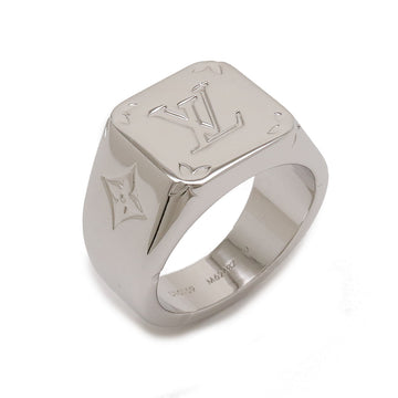 Louis Vuitton Monogram Ring M Size #19 No. 19 Silver Colour M62487