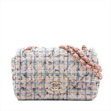 Chanel Mini Mattrasse 20 Tweed Single Flap Single Chain Bucharest