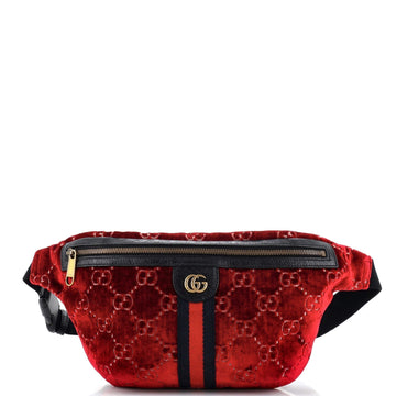 Ophidia Zip Belt Bag GG Velvet