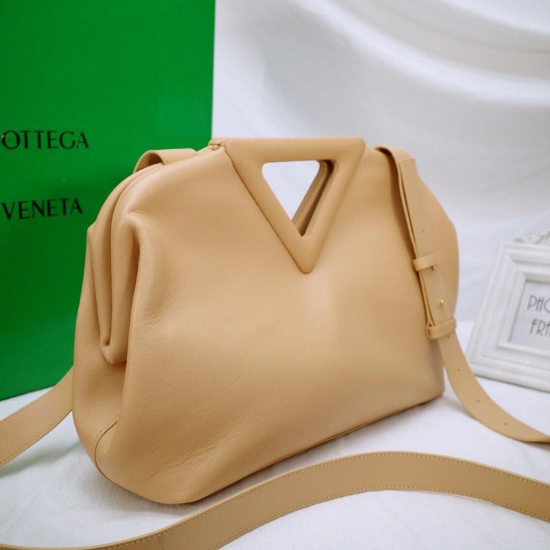 Makersluxe - Triangle Shoulder Bag Beige