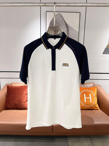 FDE Black and White Polo Shirt -001