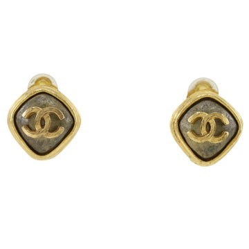 Suale  OFF Chanel Chanel Earring G Plated French made 1997 97A Square  20.2g  Supersale Earring   & Buy]
