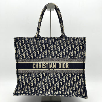 Book tote cloth tote Dior Blue in Cloth LA33096