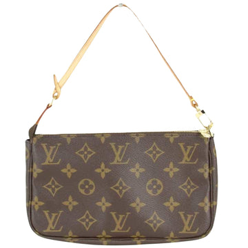 Louis Vuitton Pochette Accessoire  Canvas Clutch Bag ()
