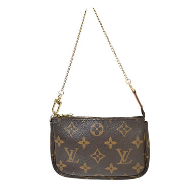 Louis Vuitton Mini Pochette Accessoires  Canvas Clutch Bag ()