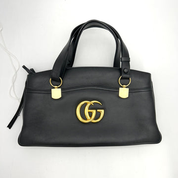 Gucci Black Leather Arli Shoulder Bag LA24126