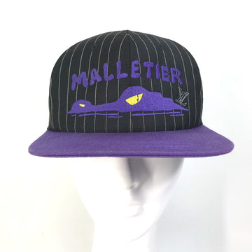 LOUIS VUITTON cap MP3408 wool black Casquette Croco Maltier mens Used