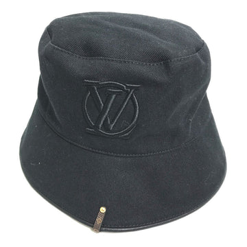 LOUIS VUITTON hat M7054M cotton black Bucket hat LV City Women Used