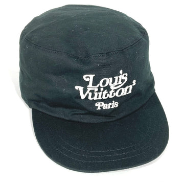 LOUIS VUITTON cap MP2731 cotton black NIGO collaboration NIGO Squared Newsboy Cap mens 58 Used
