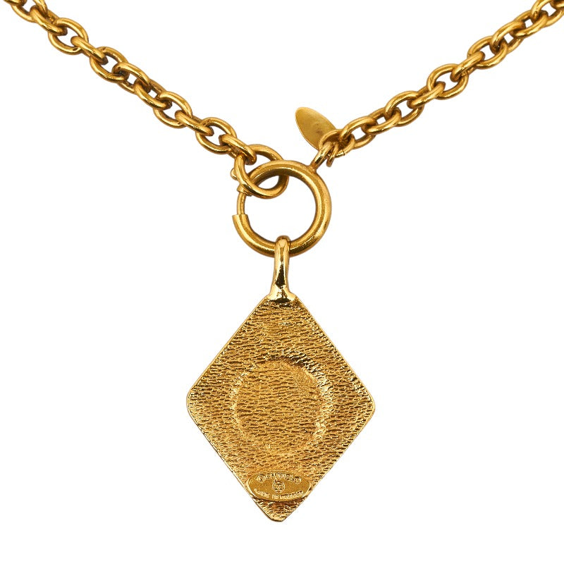 Chanel Vintage Cocomark Diamond Collar Gold  Ladies Chanel