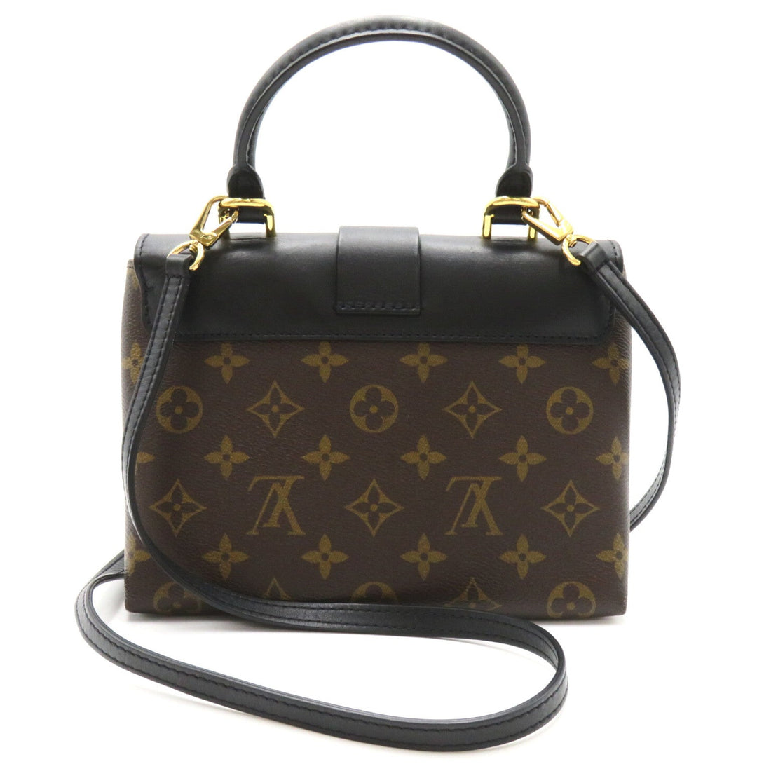 Louis Vuitton LOUIS Vuitton BB 2w Shoulder Bag 2way Shoulder Bag PVC Coated Canvas Leather Monogram  Brown / Black M44141