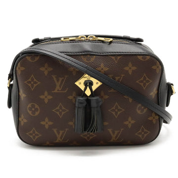 Louis Vuitton Monogram Sandwich Shoulder Bag 2WAY Tassel Handbag Noir Black Black M43555