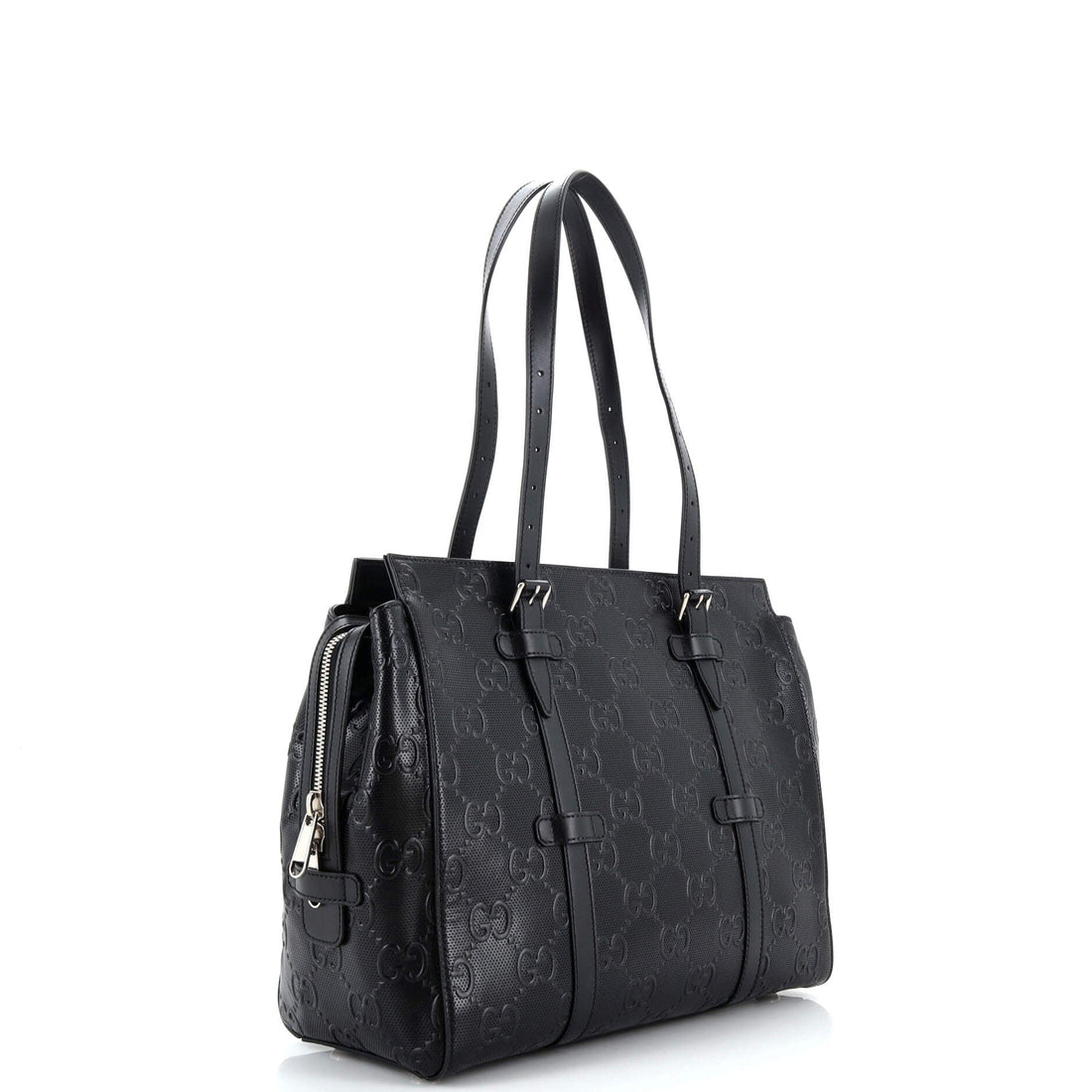 Tote Bag GG Embossed Perforated Leather