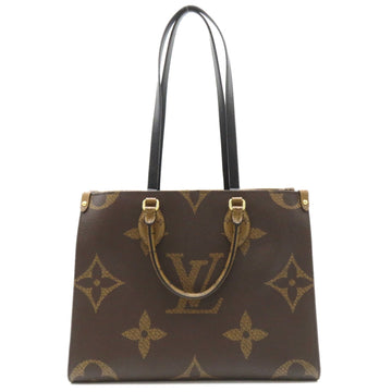 Louis Vuitton On The Go MM Tote Bag Tortoise Bag PVC Coated Canvas Monogram Giant Reversee  Brown  M45321