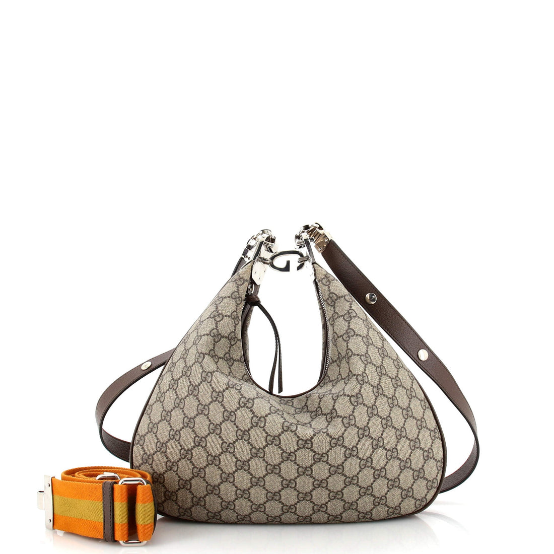 Attache Shoulder Bag GG Coated Canvas Large