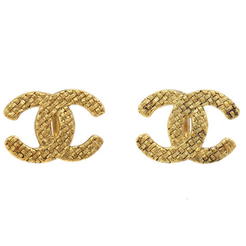 Chanel Gold CC Earrings Clip-On 29 2878