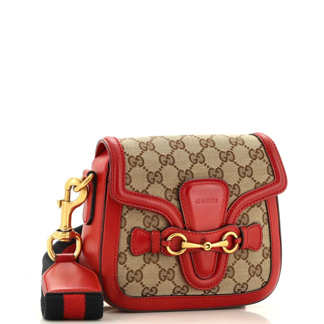 Lady Web Shoulder Bag GG Canvas Small