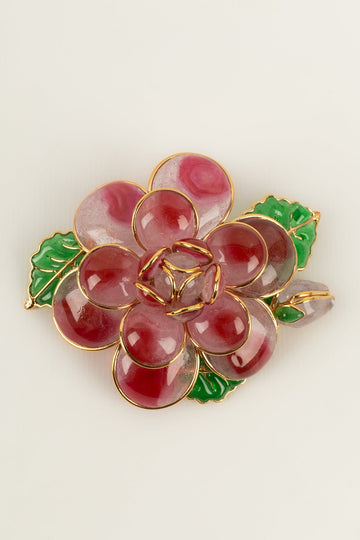 Broche / pendentif fleur Augustine