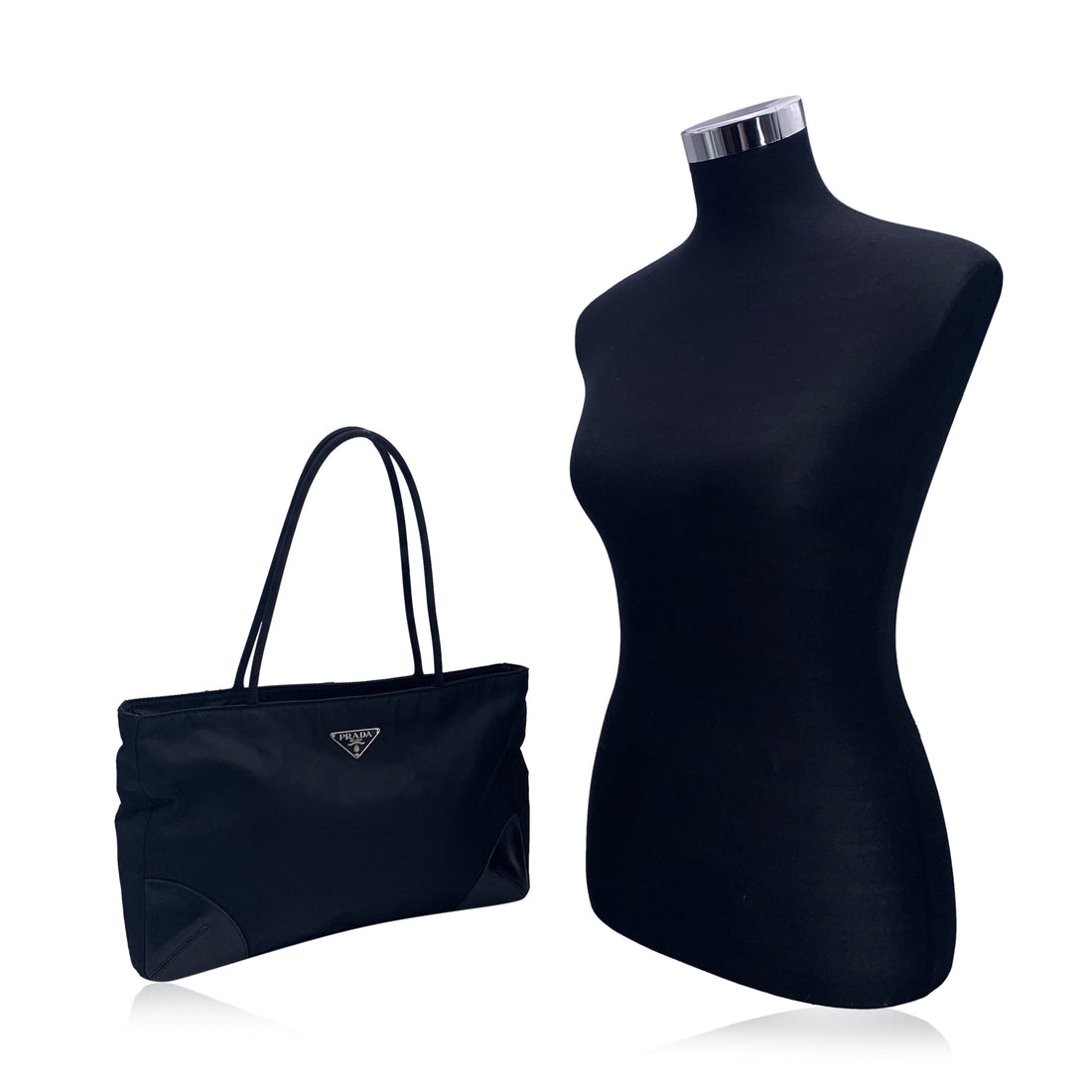 Prada Tote Bag Vintage Tessuto
