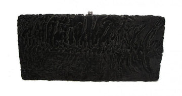 Brooks Brothers Black Swarkara Oversized Clutch