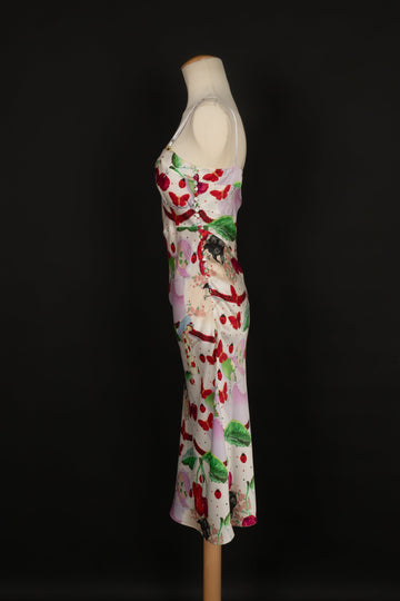 Robe imprimée Galliano