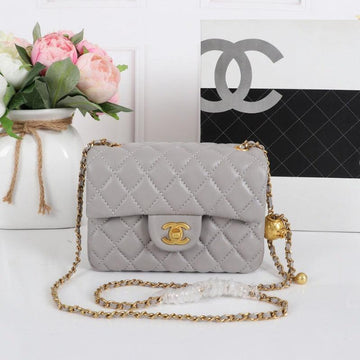 Makersluxe - Classic Mini Flap Bag Grey
