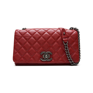 Chanel Matrasse Full Flap Chain Shoulder Caviar S Red (Silver G) Shoulder Bag  Shoulder Bag Ladies Shoulder Bag Hybrid ? Ship? Dutch Shark Online