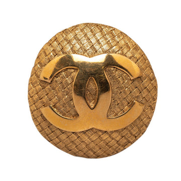 CHANEL CHANEL Vintage Brochure  Gold Ladies Paris