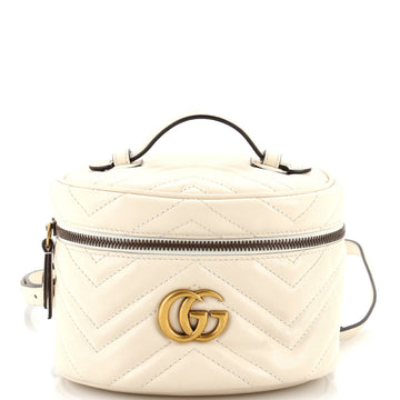 GG Marmont Vanity Backpack Matelasse Leather Mini