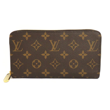 Louis Vuitton Monogram ie Wallet M42616 Brown Round  Long Wallet Leather  Mens