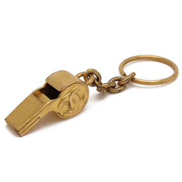 CHANEL Chanel Whistle Fleece Cocomark CC Mark Vintage Keyling Keyholder Bag Cham GP Goldmake 95A