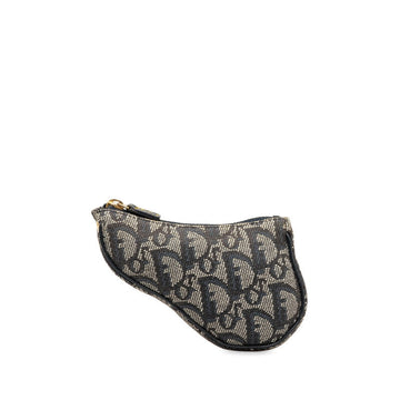 Dior Trotter Oblique Coincase Pouch Naive Gr Canvas Leather  Dior