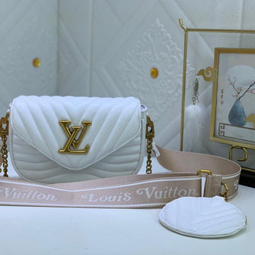 Makersluxe - Wave Multi Pochette Bag White