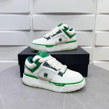 AMR MA-1 White and Green Sneakers-128