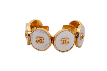 Bracelet nacré Chanel 1990s