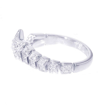 CHANEL Comet Collection Ring Size 53/#13J11457 18K White Gold