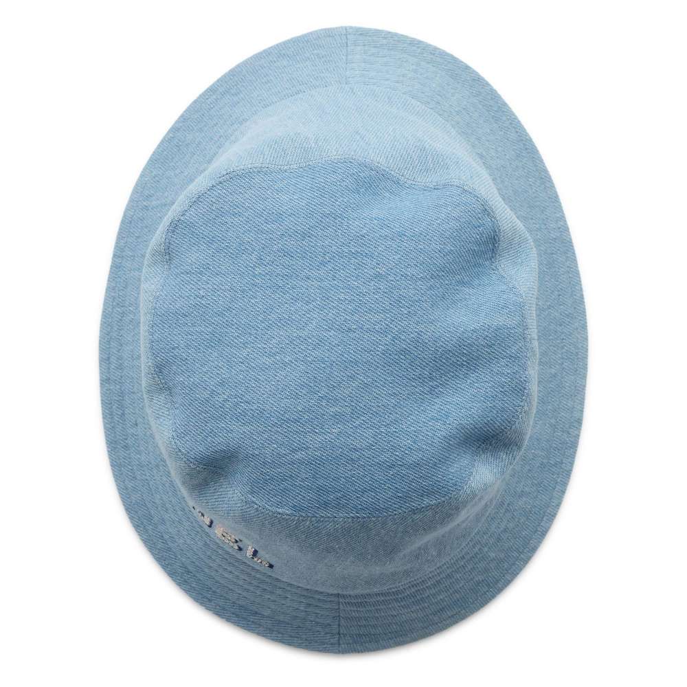 CHANEL Denim logo hat Size M Light BlueAA8088 Cotton100%