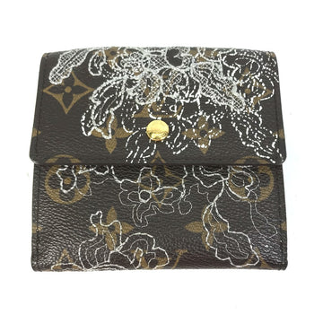 LOUIS VUITTON Trifold wallet M95396 Monogram canvas Brown Monogram Dantiel Portefeuille Elise Women Used