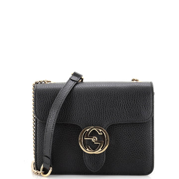 Interlocking Shoulder Bag Leather Small
